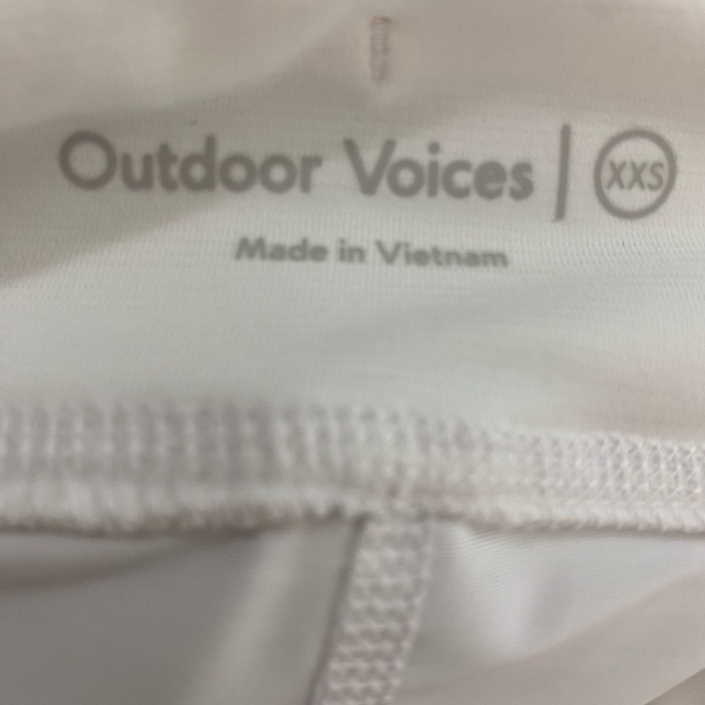 Outdoor Voices Hudson 4" Skort White Women Size XXS NEW NWT - Picture 11 of 12